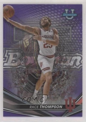 2022-23 Bowman U Best Purple Refractor 98/250 Race Thompson #2 0l2