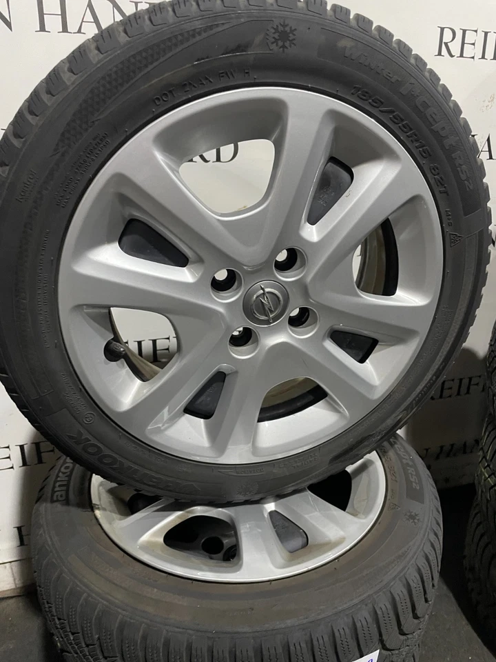 4x Orgi. Opel Karl C16 Komplet Stahl-Felgen Winter 6x 15zoll 4x100 ET50 J - Bild 2 von 4