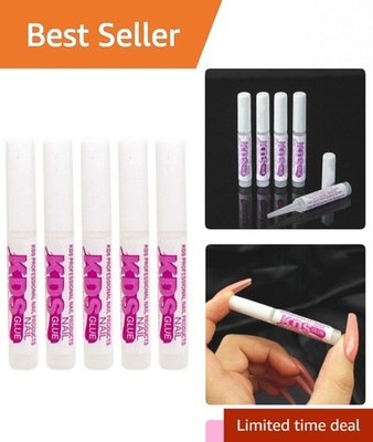 Super Bond Nail Tip Glue - 5 Pcs, 0.07 oz for Acrylic Nail Perfection