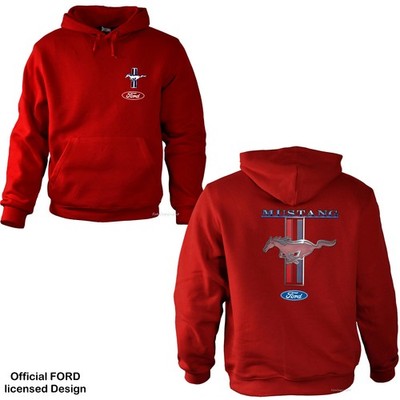 Ford Mustang Hoodie Sweatshirt licensed  US-Car Motiv retro *0167 rot