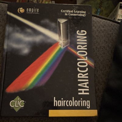 Haircoloring CLIC Certified Cosmetology CLIC Intl Hardcover Textbook English