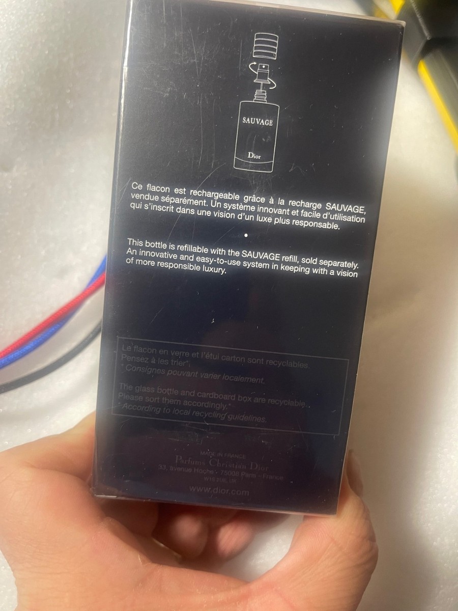 Dior Sauvage Eau de Toilette Spray 100 ml Sealed Men's Fragrance