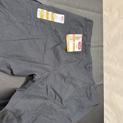 Wrangler Five Star Premium Relaxed Fit Flex Cargo Pants Mens 48x30 Black