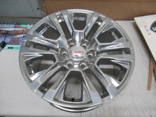 (1) GMC YUKON DENALI Sierra 1500 oem factory polished 20" wheel rim 23377020