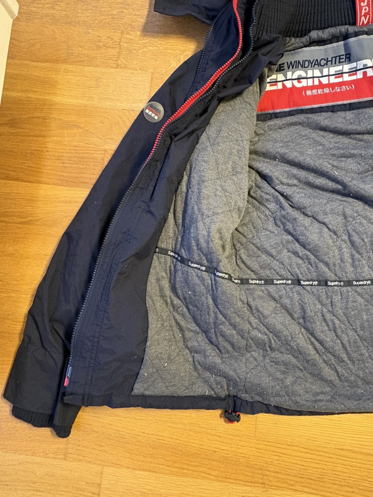 Superdry jacket size L mens parka jacket coat JPN winter jacket image 6