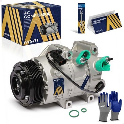 AISIN AC Compressor with Clutch for Kia Stinger Genesis G70 2018-2023 V6 3.3L