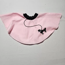 Hip Hop 50s Shop Girl's Halloween Pink Poodle Skirt  Size 1-3