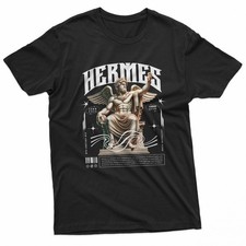 Hermes God Greek Mythology Statue Art T-Shirt