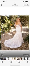 Mermaid Wedding Dress Off Shoulder Straps
