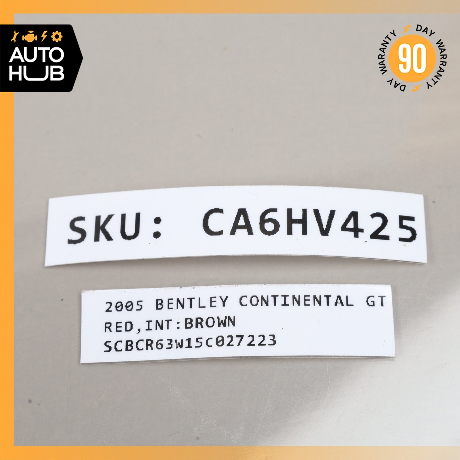 Bentley Continental GT 2003-2010 Rear Right Window regulator
