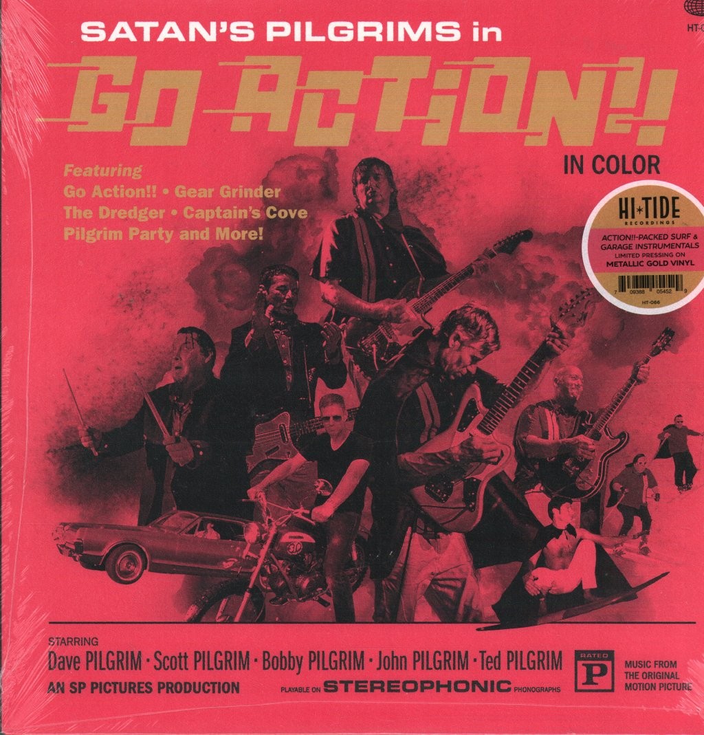 Satan's Pilgrims Go Action!! LP vinyl Europe Hi-Tide 2024 Limited Pressing on