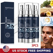 3X 6 In1 Particle Face Cream For Men Anti Aging Cream Fights Eye Bags Dark Spots