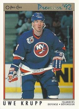 1991-92 O-Pee-Chee Premier #140 Uwe Krupp