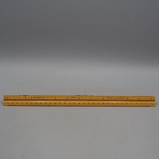 Dietzgen 31636 Triangular Engineering Scale Ruler 12"