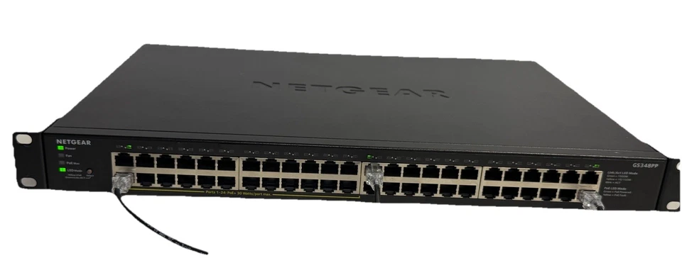 NETGEAR GS348PP 48 Port Rack Mountable Ethernet Switch - GS348PP-100NAS - Image 2 of 4