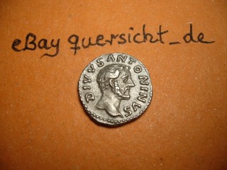 Antoninus Pius AR Denar 18 01 mm 3 39 g CONSECRATIO Scheiterhaufen RARE (EG056)