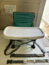 Summer by Ingenuity Pop 'N Sit Portable Infant Booster Seat, Teal, 6 Months +