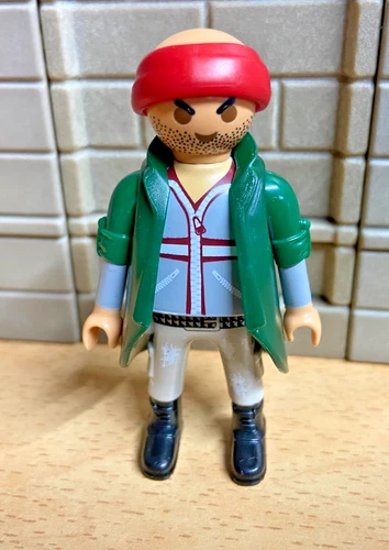 Playmobil male character gangster hippie biker 30 - for CUSTOM RARE VINTAGE