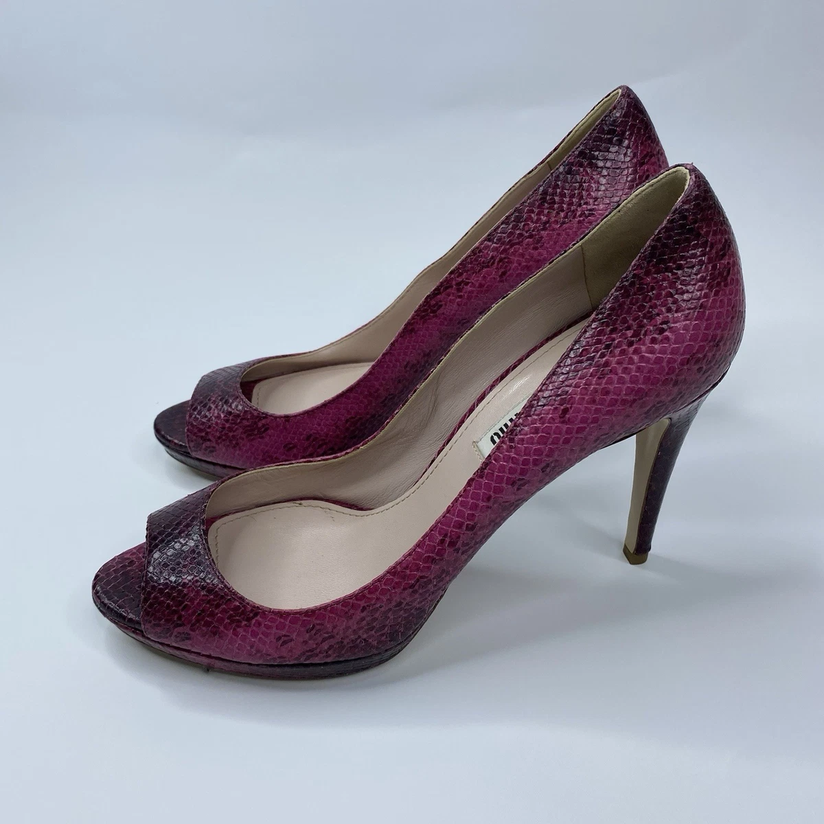 MIU MIU Women's Animal Print Heels for sale | eBay