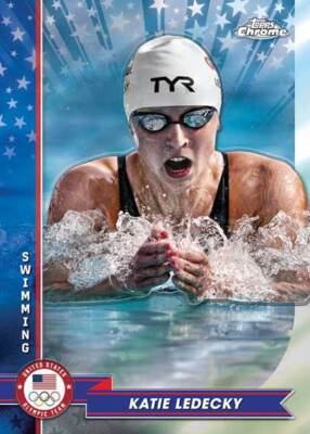 UPDATED 2024 Topps Chrome U.S. Olympic & Paralympic Team Hopefuls YOU PICK 1-200