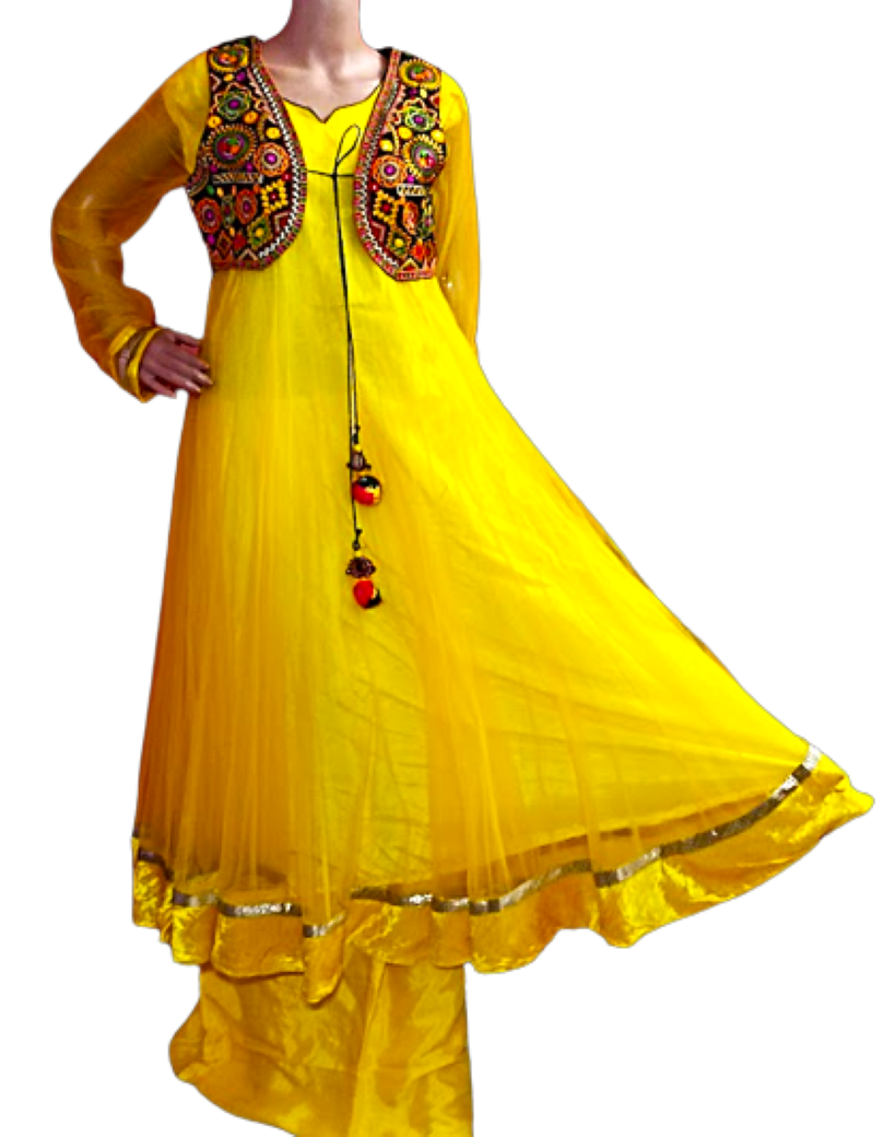 Designer Embroidered Silk/Bridal Net Long Anarkali with Jacket Shrug Set-Medium | eBay Designer Embroidered Silk/Bridal Net Long Anarkali with Jacket Shrug Set-Medium | eBay