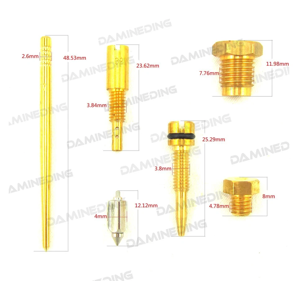 4 X KIT RECONSTRUCCIÓN REPARACIÓN CARBURADOR CARBURADOR KZ550 KZ 550 1980-1983 - Stock EE. UU. Nuevo Foto 2 de 4