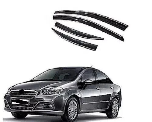 Car Wind Deflector Rain Door Visor for Fiat Linia