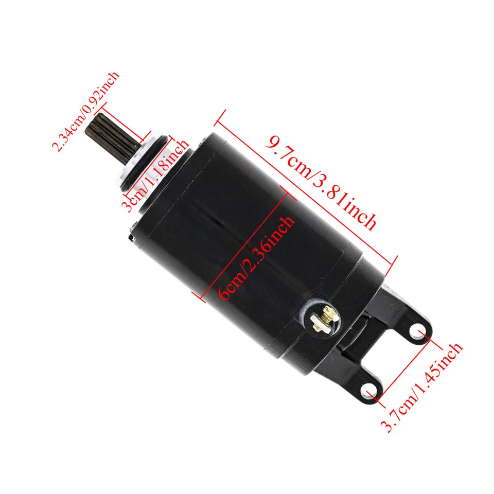 Motor de arranque de motocicleta 9 dientes T1313333 apto para Triumph TIGER 800 2016-2019 Foto 3 de 4