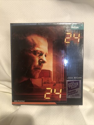 New Sealed Jack Bauer Ctu 24 Tv Show 300 Pc Jigsaw Puzzle With Bonus Poster Ebay