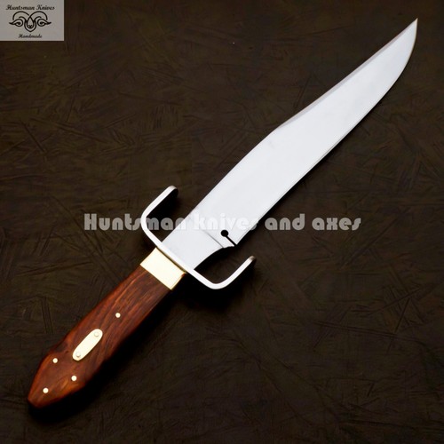 Réplica BOWIE Hell Belle's forjada a mano personalizada de 4 mm con mango de ataúd - Imagen 6 de 10