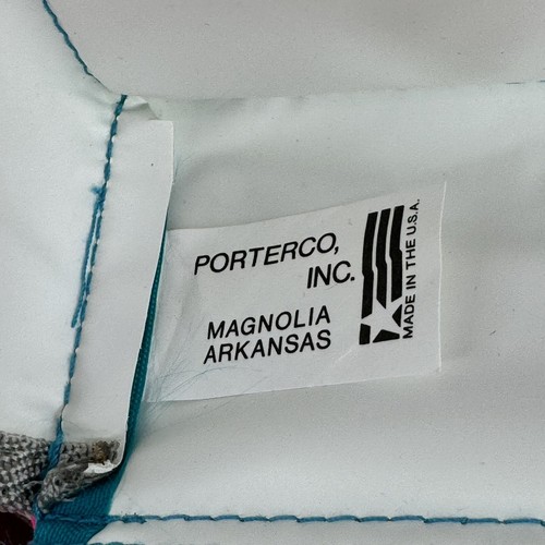 EUC Vintage Koolagans Porterco Vinyl Softmate Cooler Bag Pink Blue 80s 90s Retro - Picture 8 of 8