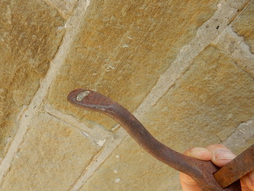 ANTIQUE VICTORIAN GUTTER SUPPORT PINS PEGS STRONG STEEL (TARNISHED ) UPCYCLE - 第 5/11 張圖片