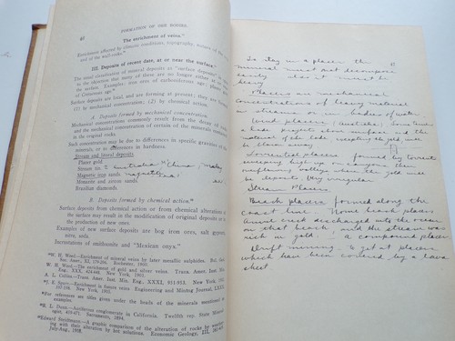 1911 MANUSCRIPT GEOLOGY BOOK Stanford University Handwritten Geological Notes - Picture 11 of 24