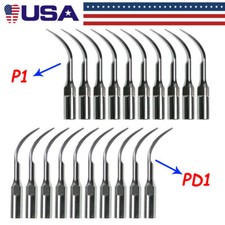 5-50pc Dental Ultrasonic Piezo Scaler Tips P1 PD1 fit EMS Woodpecker DTE SATELEC