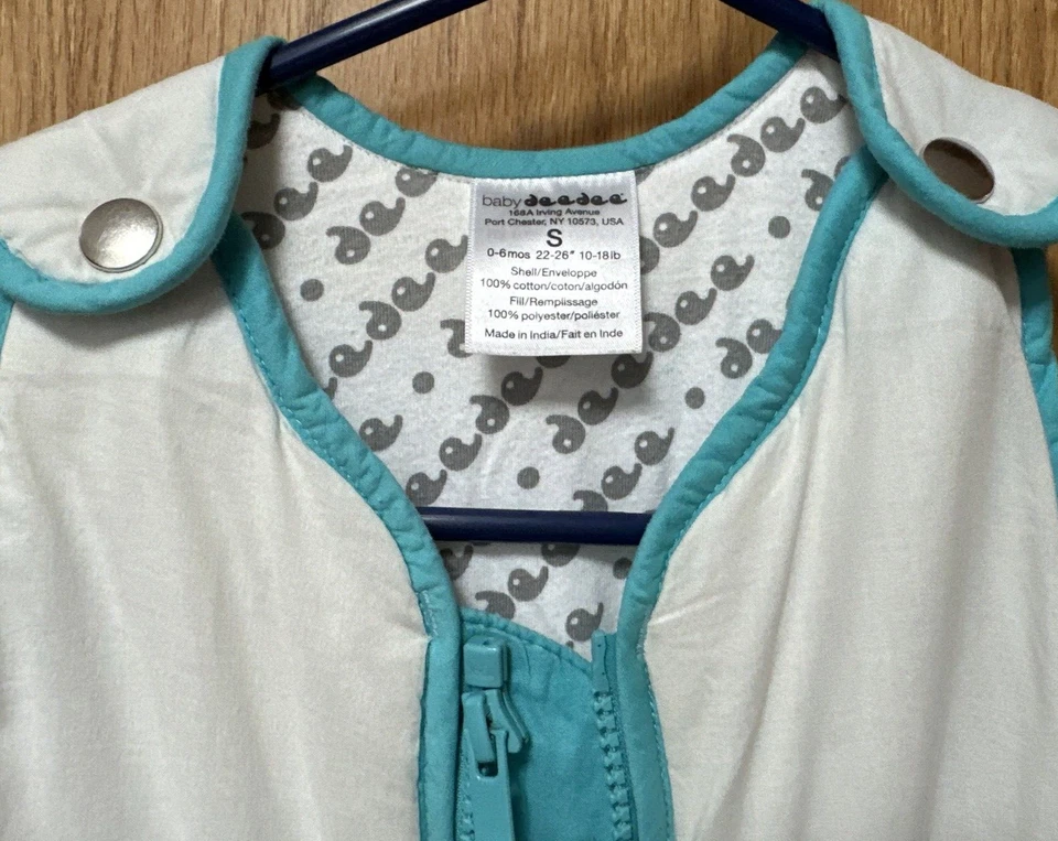 Saco de dormir Baby Deedee Sleep Nest, cálido bebé 0-6 meses 10-18 libras Foto 4 de 4