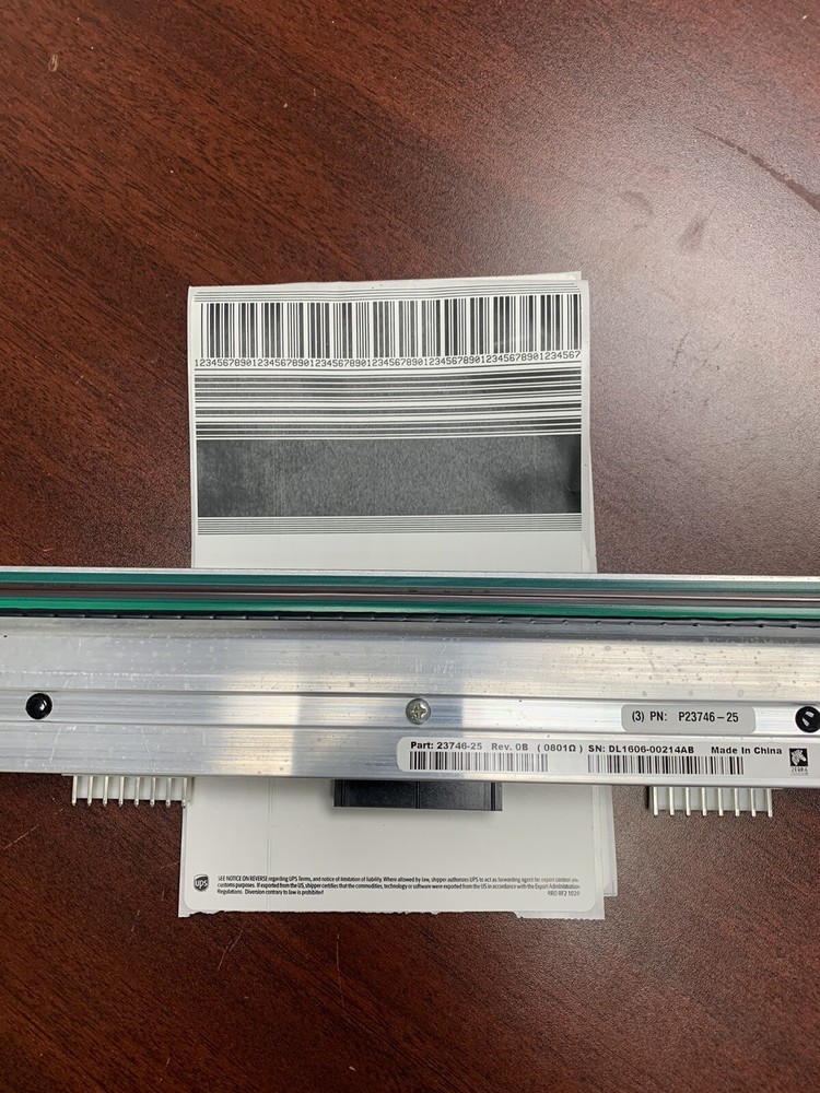 ZEBRA **ORIGINAL**   P23746-25PRINTHEAD  PRINTHEAD 203DPI