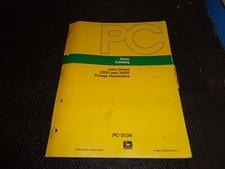 John Deere 3200 & 3400 Forage Harvester Parts Catalog Manual Spare Parts book