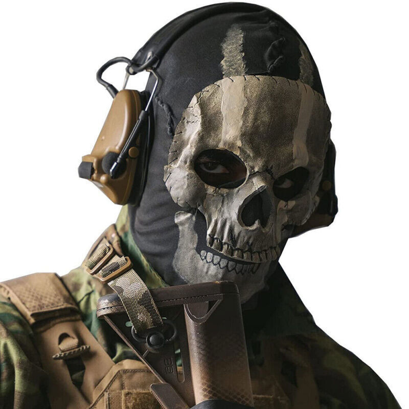 Unisex Ghost Skull Mask Cosplay Balaclava MW2 Horri Full Face Mask Outdoor  War Game (one Size, Mask-1) : Clothing, Shoes & Jewelry - .com