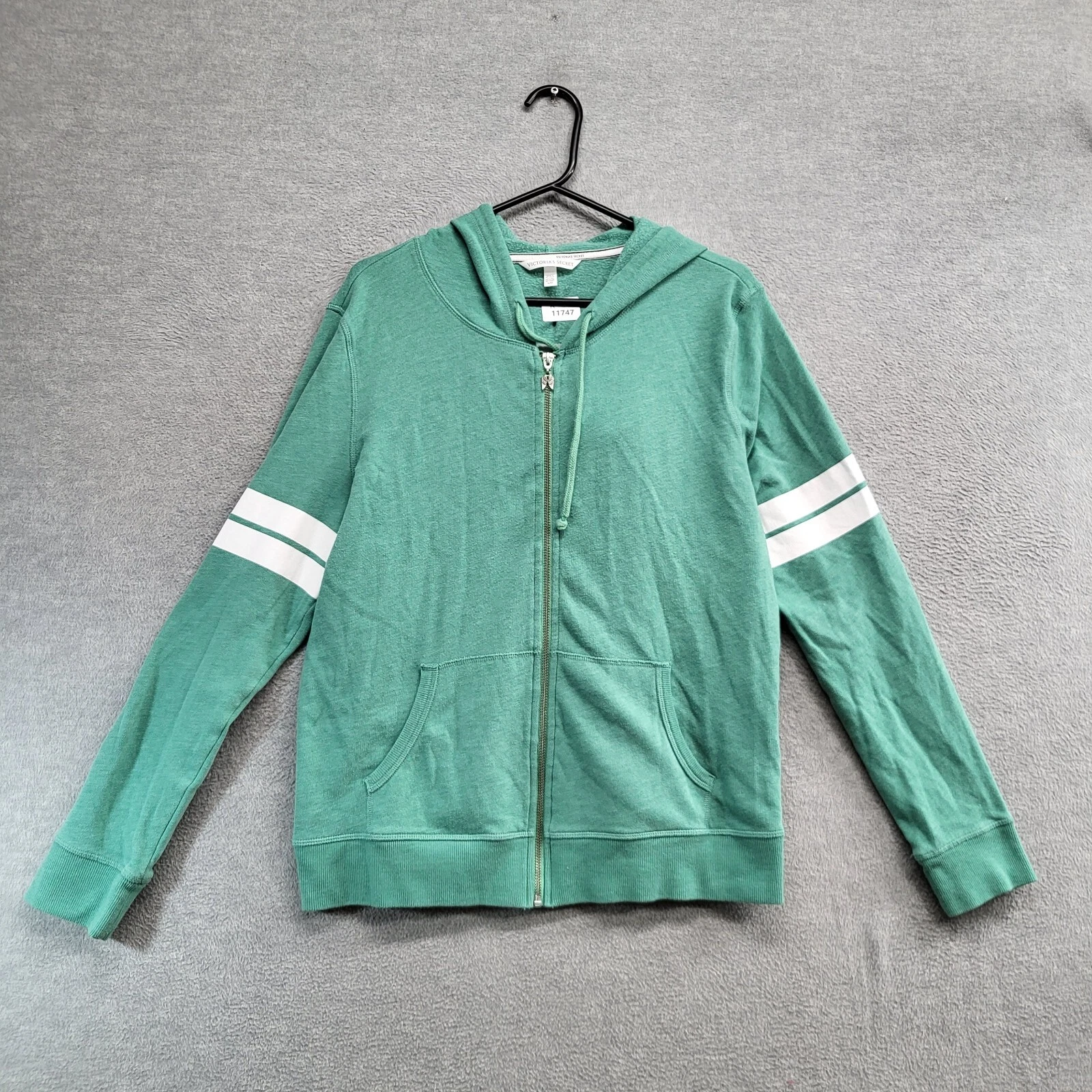 victoria-secret-vs logo full zip angel sweatshirt
