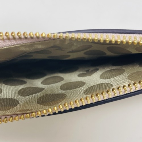 Kate Spade New York Womens Wristlet Pink Metallic Leather Strap Purse Coin Card - Picture 7 of 19