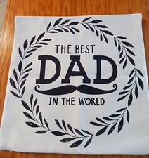CROWNLY CRYSTAL Pillow Covers 18x18 Gifts for Dad Birthday Usa Dad's Spot