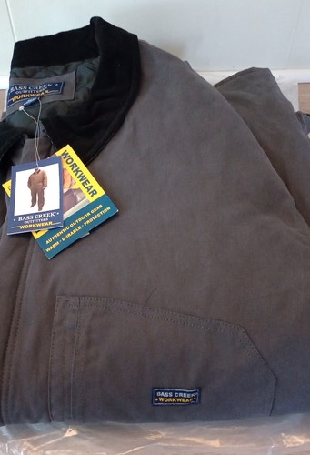 BASS CREEK OUTFITTERS Workwear Coveralls Carpenter Style SIZE 3XL Charcoal NEW! - Picture 3 of 16