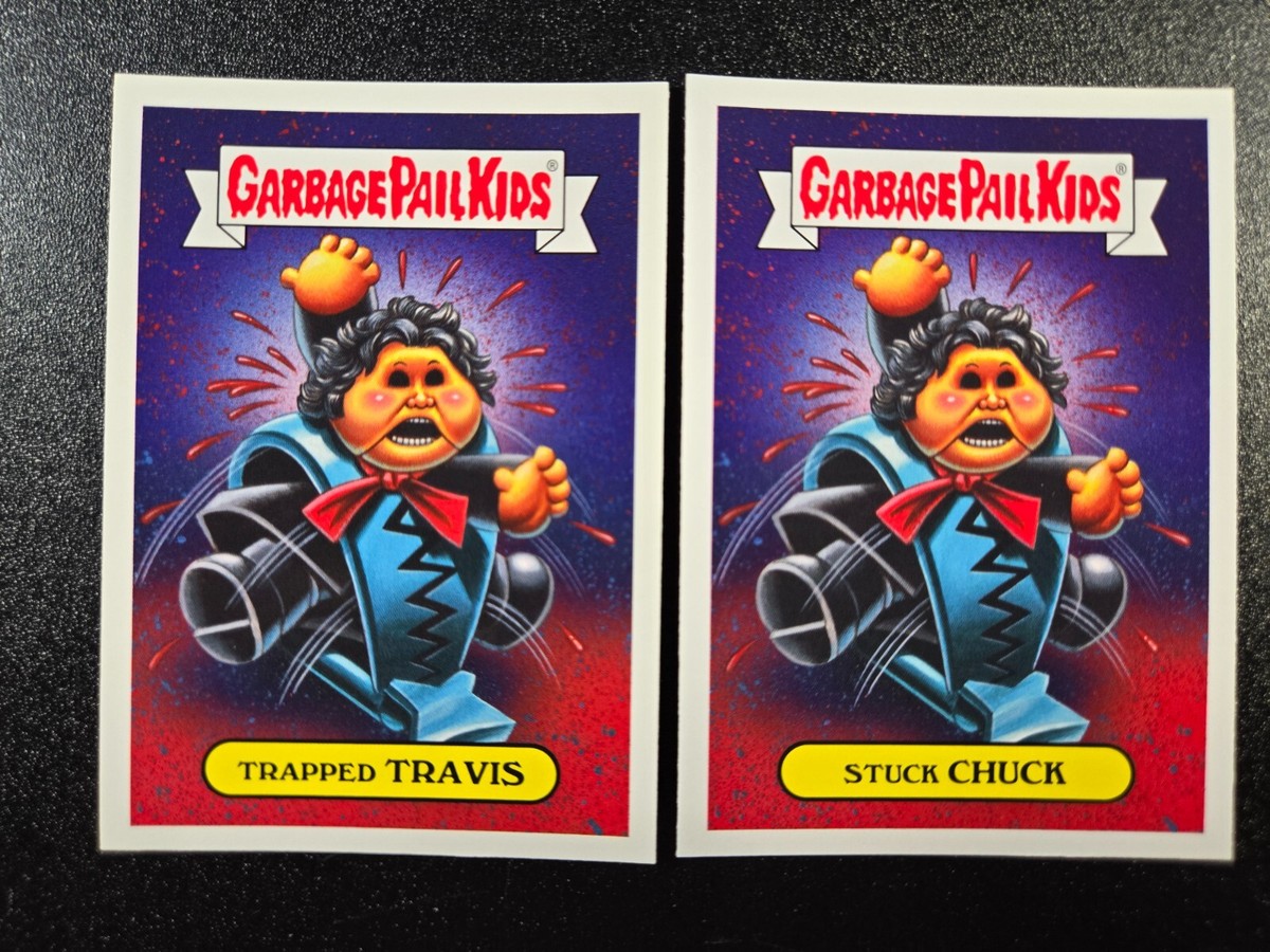 Tourist Trap 1979 Chuck Connors Mr Slausen Spoof 2 Card Set