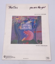 THE CARS "YOU ARE THE GIRL" SHEET MUSIC-1987-EXTREMELY RARE