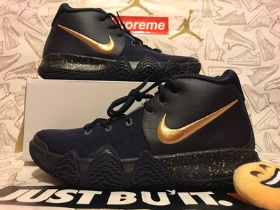 kyrie 4 black gold