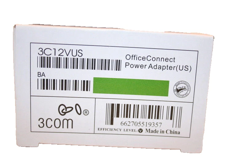 GENUINE 3COM 3C12VUS OEM 3COM FOR OFFICE CONNECT 100/240V  +12V 1A TIP 5.5x2.5 - Image 3 of 4