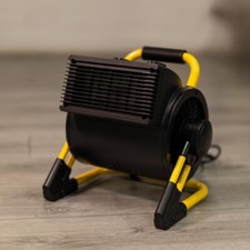 2KW Electrical Industrial Heater Home Garage Room Warmer Energy Saving Fan Black