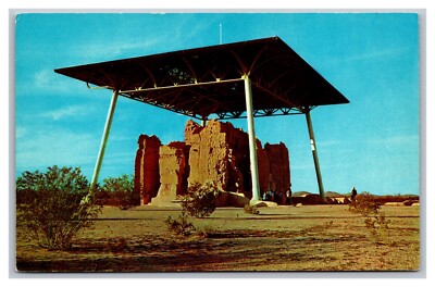 Coolidge AZ Arizona Casa Grande Ruins Museum Chrome Postcard