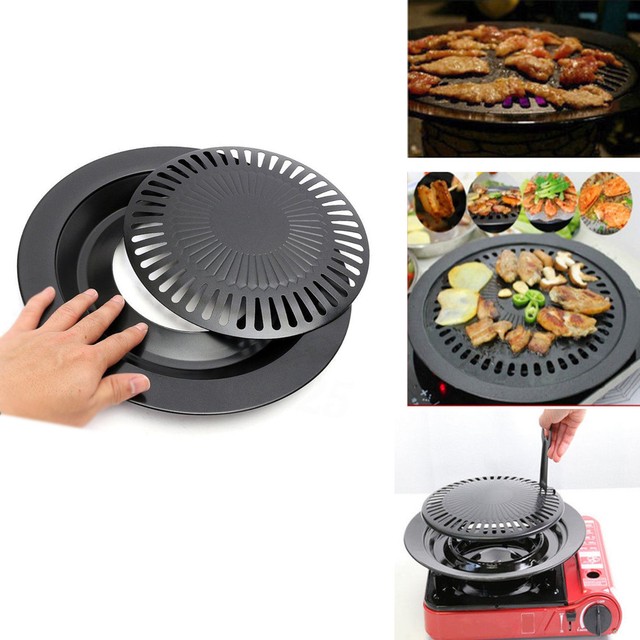 butane stove with grill pan