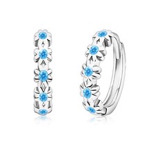 Huggie Earrings for Women Hypoallergenic Earrings for Girls Mini 14K Yellow G...